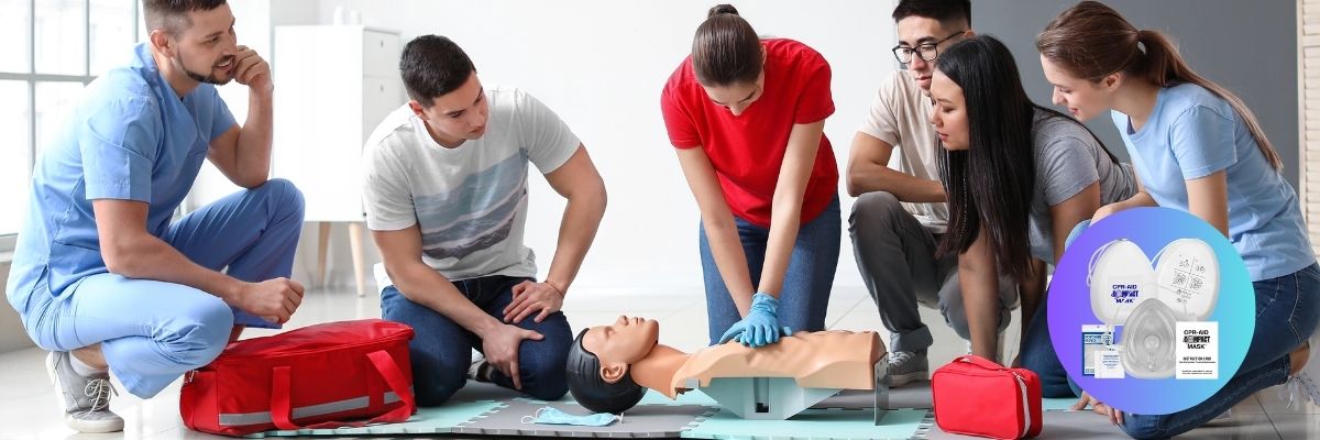 CPR Compact Masks w. O2 Inlet