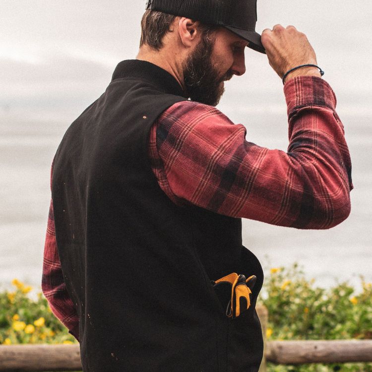 Side View | Iron & Resin Highway Work Vest, 2 Colors - ToughWorkz