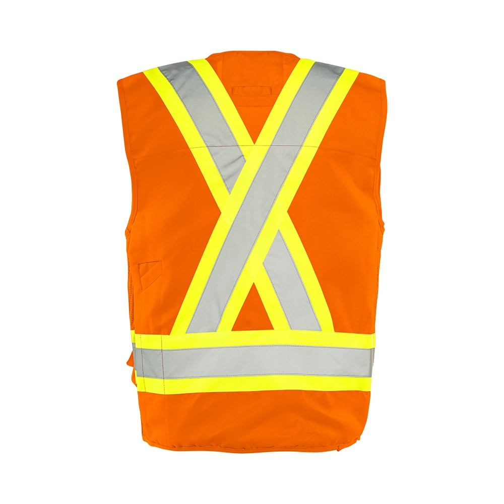 Back | Ground Force TV20 Surveyor Safety Vest - ToughWorkz