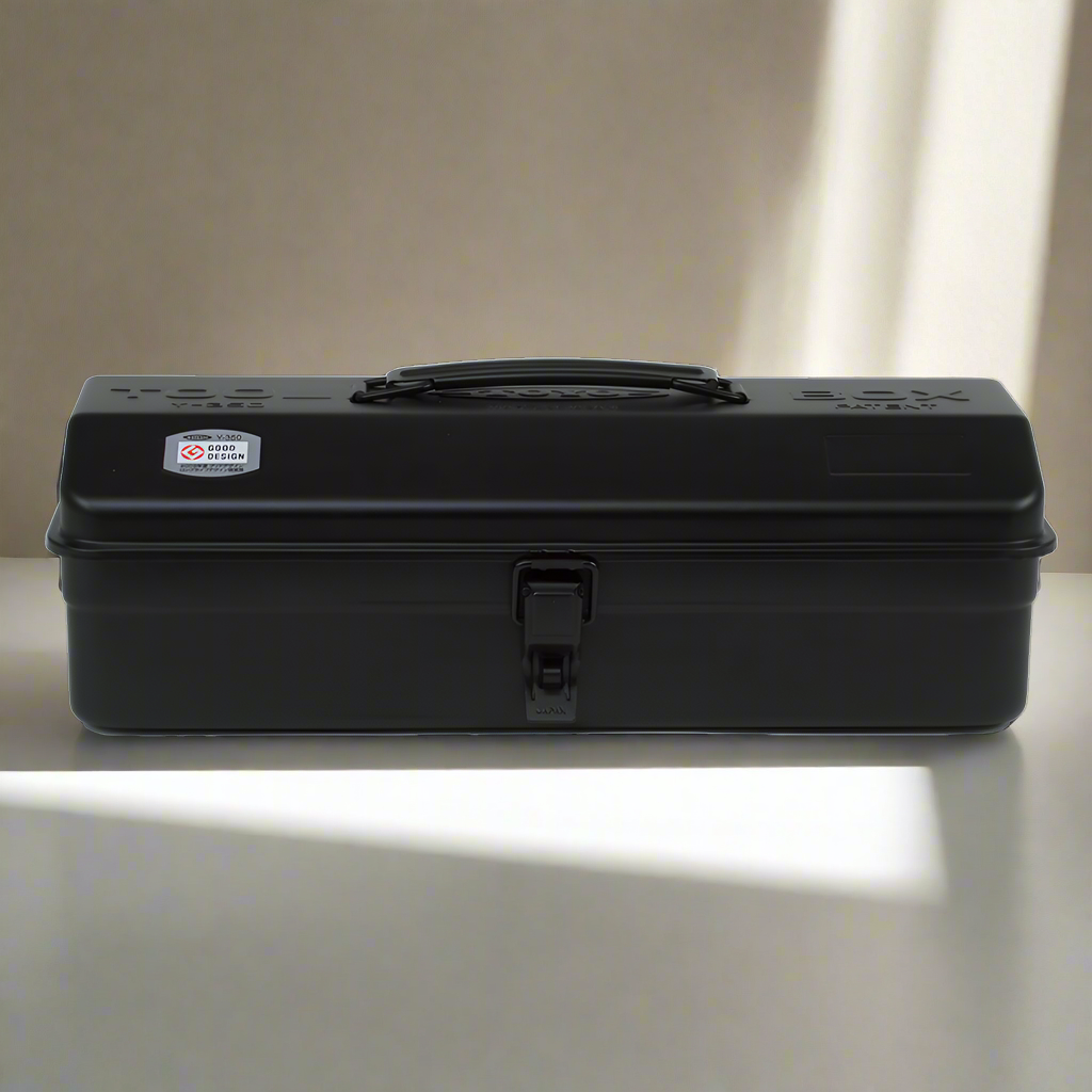Front | Toyo Steel Y-350 Camber Top Portable Shop Toolbox, Black