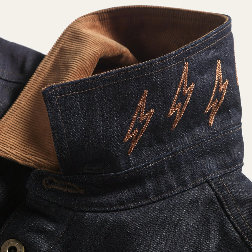 Collar Detail | Thunderbird Chore Jacket with Backcountry Lining - ToughWorkz