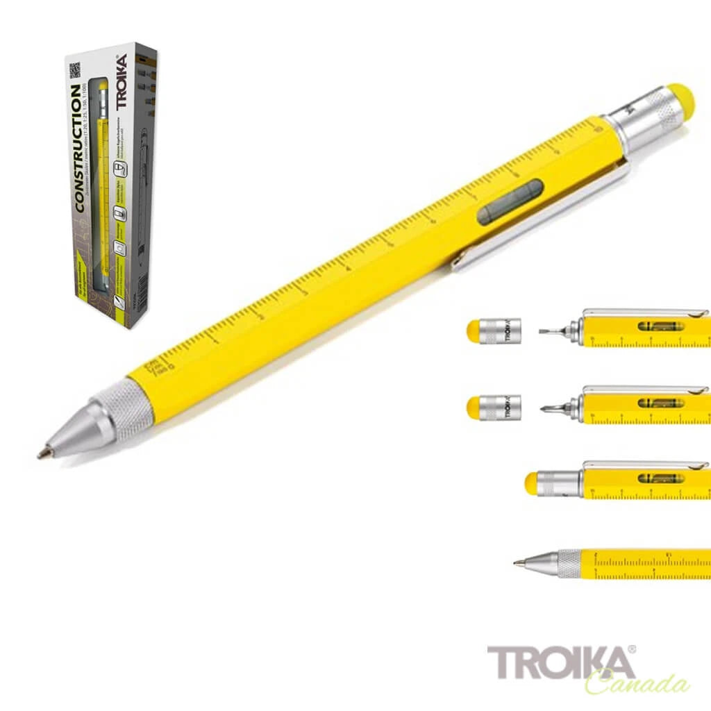 FEATURES | Troika Multitasking Ballpoint Pen For Architects, Contractors, YE | SHOP TOUGHWORKZ