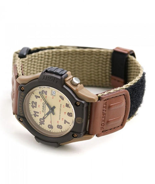 Casio FT-500WC-5BV Men's Classic Leather / Cloth Forester Field Watch | ToughWorkz