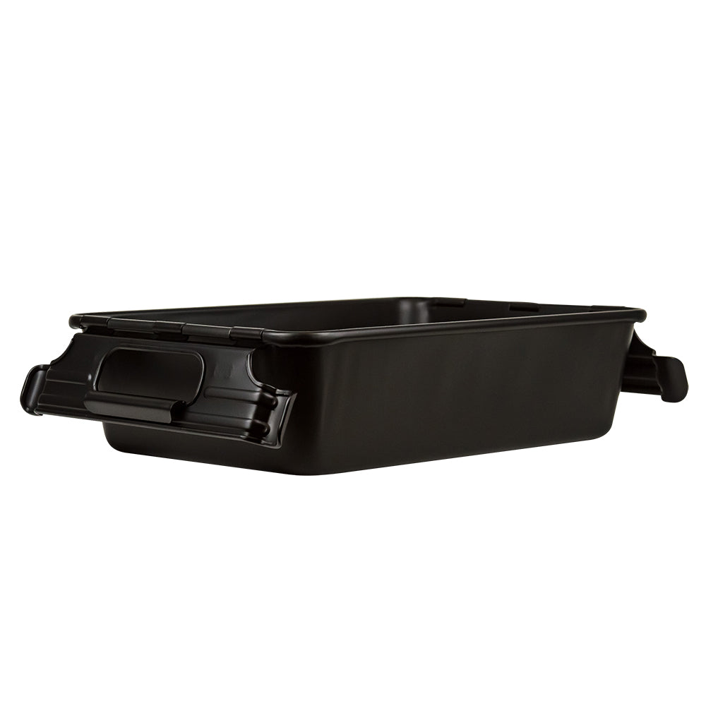 3/4 View | Toyo Steel M-8 Parts Box, Black - ToughWorkz