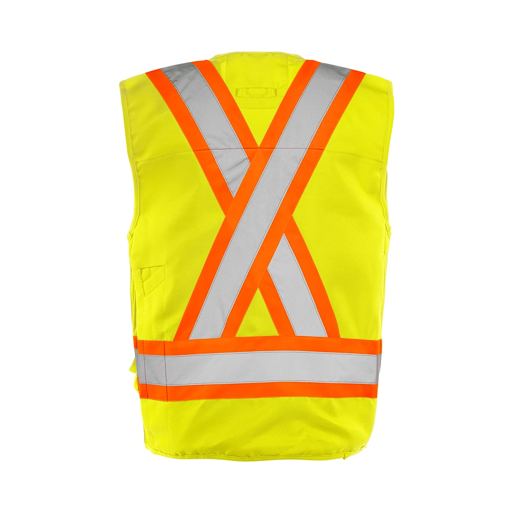 BACK |Ground Force TV20 Surveyor Safety Vest - ToughWorkz