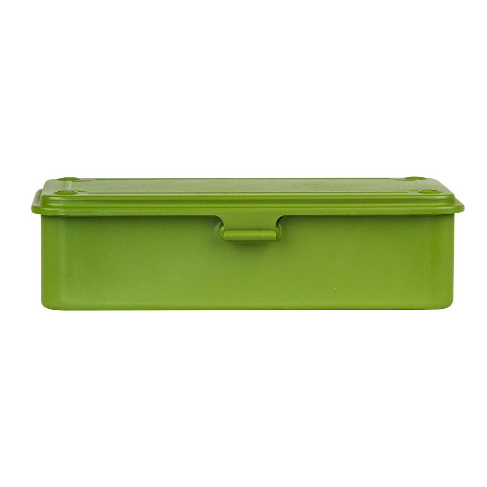 Side View | Toyo Steel T-190 Small Toolbox, Japanese Green