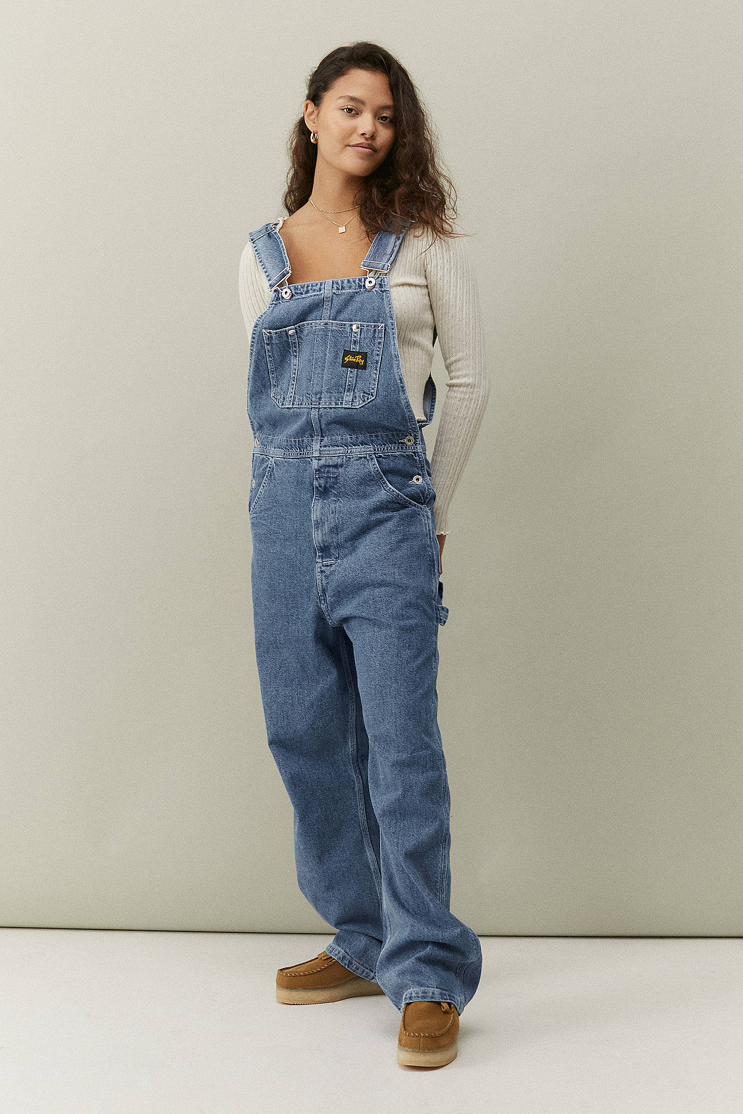 Stan Ray Women's Earls Bib Denim Overalls - ToughWorkz