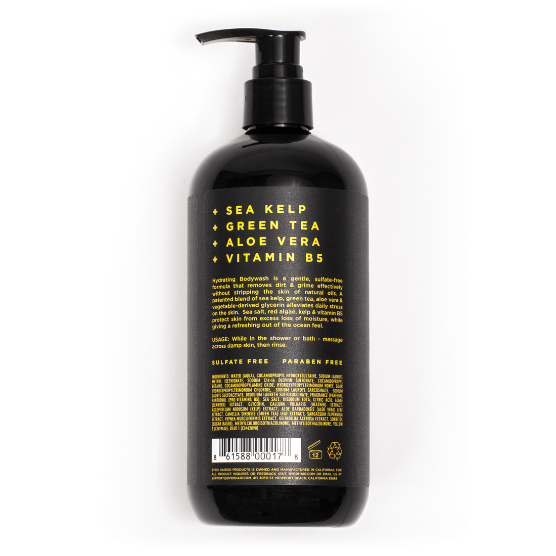 Back | Byrd Hydrating Body Wash, 16oz - ToughWorkz