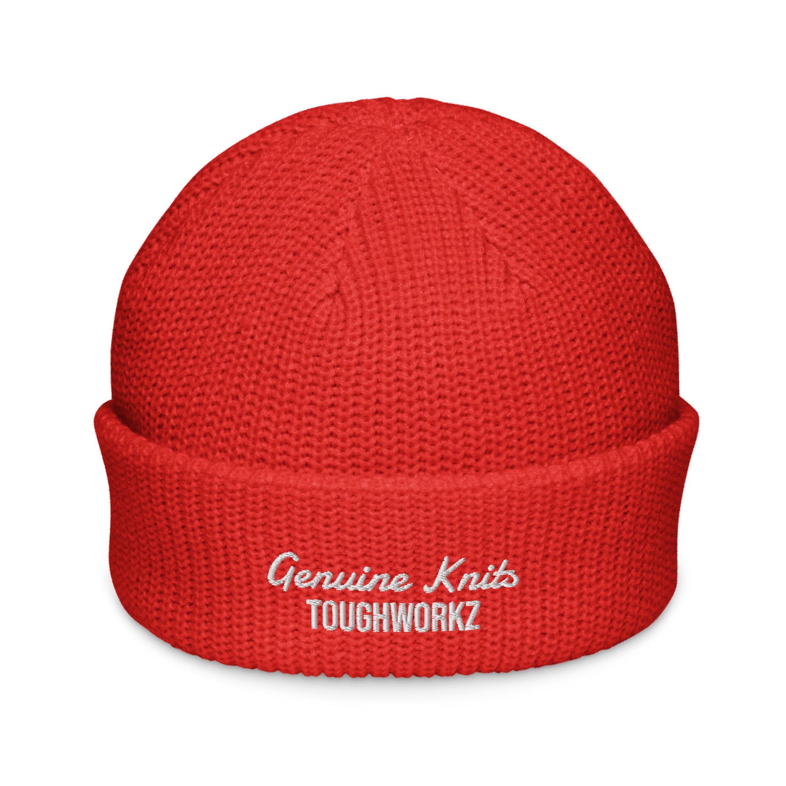 ToughWorkz Fisherman's Beanie - Red