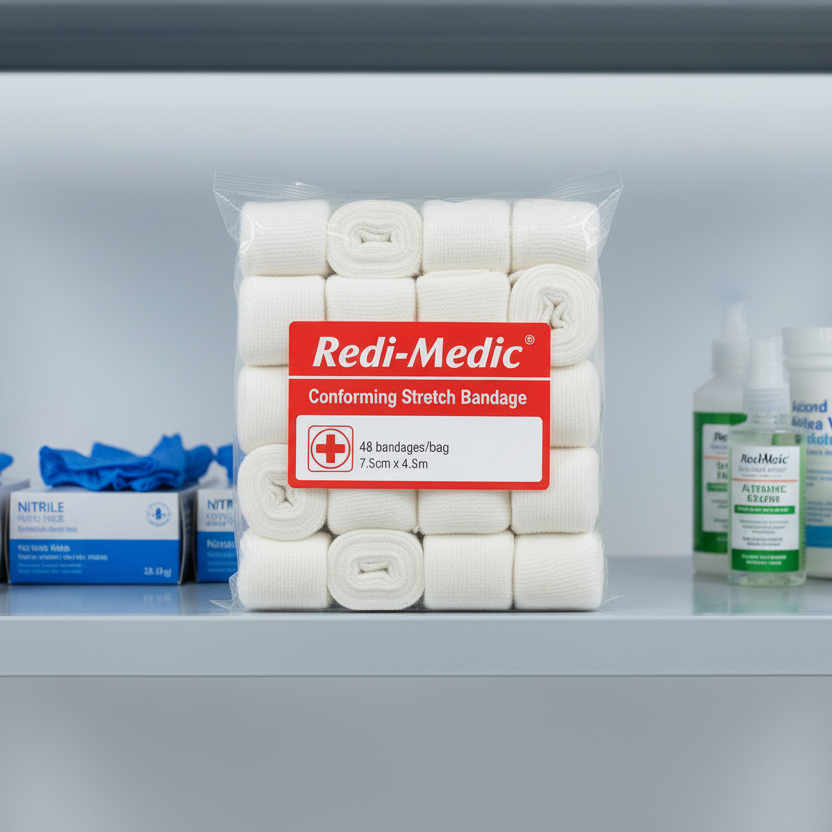 Redi-Medic Conforming Bandages - Clinic Shelf - ToughWorkz
