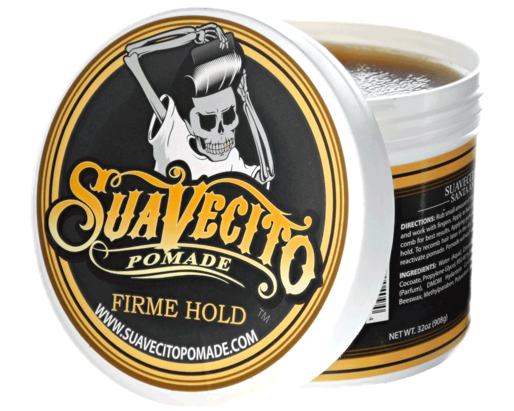 Suavecito Pomade Firme (Strong) Hold, 4oz