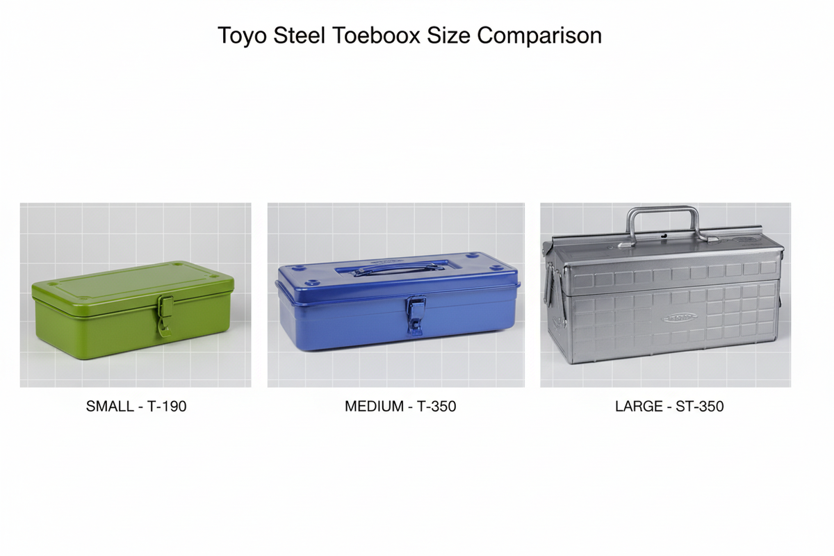 Toyo Steel Toolbox Size Comparison