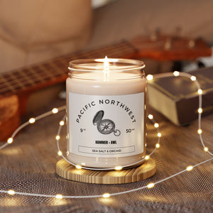 Pacific Northwest Scented Soy Candle - Sea Salt & Orchid, 9oz