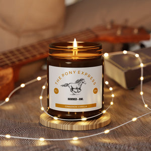 The Pony Express Cinnamon Vanilla Scented Soy Candle - by Hammer + Awl