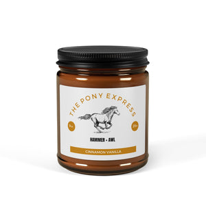 The Pony Express Cinnamon Vanilla Scented Soy Candle - by Hammer + Awl