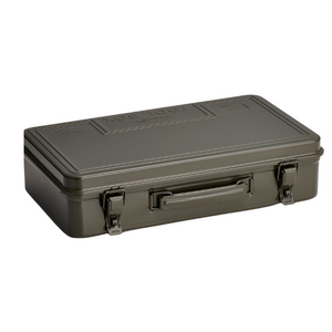 Toyo Steel Trunk Shape Toolbox T-360 Military Green - ToughWorkz