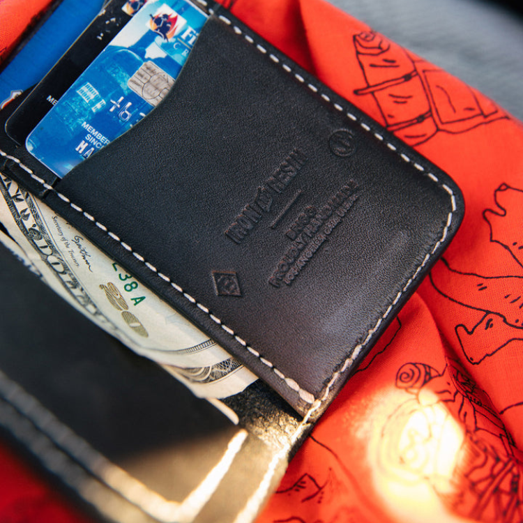 Brigg X INR Journeyman Leather Wallet, Chesnut - ToughWorkz