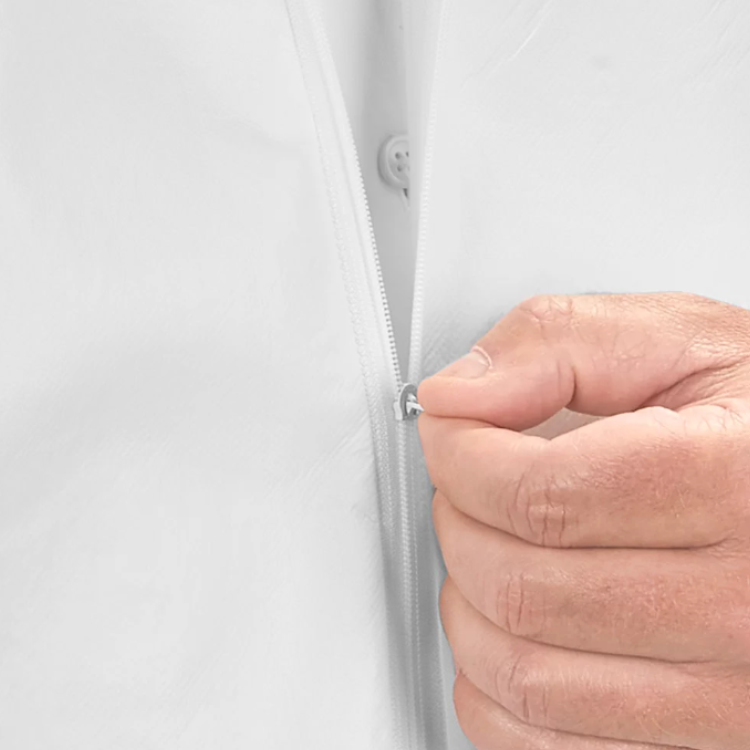 Disposable Microporus Coveralls with Hood - ToughWorkz