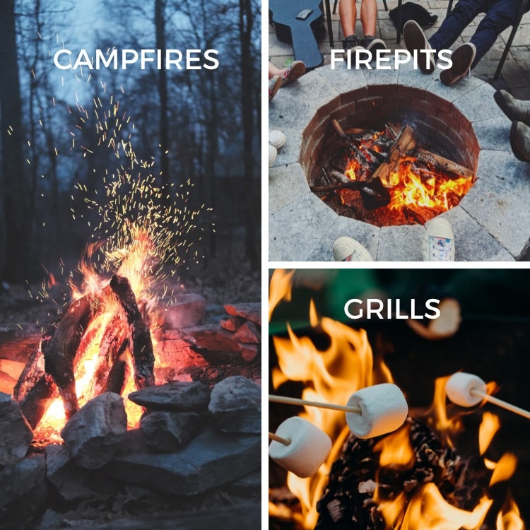 Use for Campfires, Pizz Ovens, Indoor / Outdoor Fireplaces - ToughWorkz