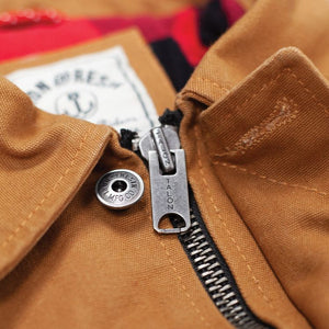 Zipper Detail | Iron & Resin Duck Canvas Terrain Jacket - ToughWorkz