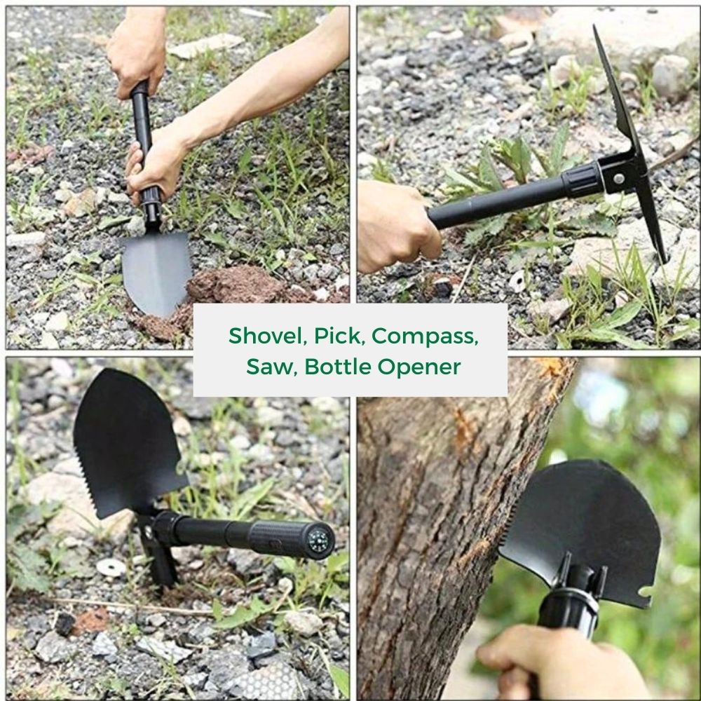 Compact Redi-Medic Shovel for Cars, Boats, RV and Camping
