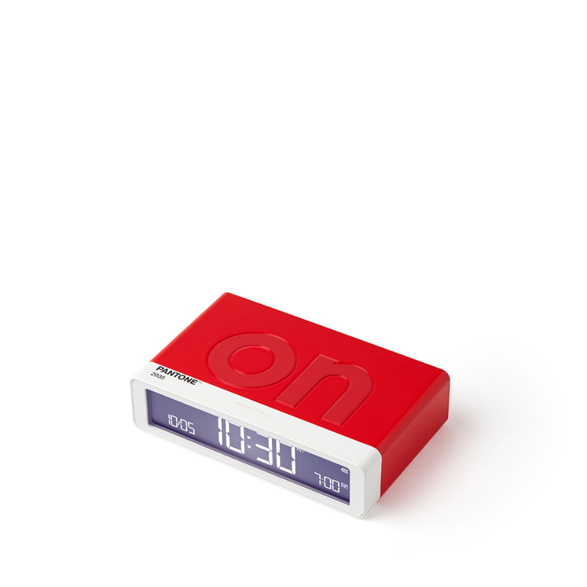 Lexon Flip Classic Pantone Alarm Clock, 4 Colours