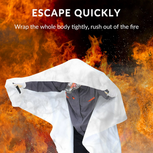 Use Your Fire Blanket to Protect Yourself and Escape - ToughWorkz