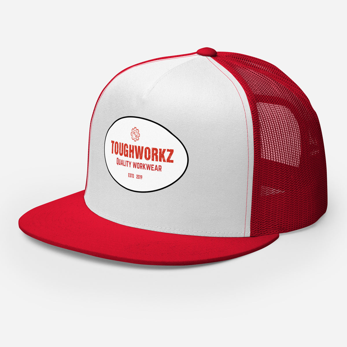 ToughWorkz Trucker Hat  ed White | Shop Now