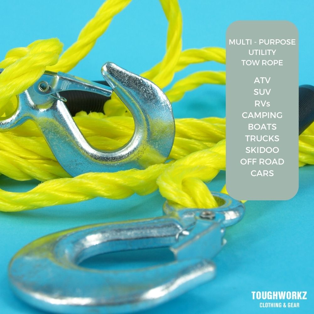 Use For | ToughWorkz 14-ft Heavy Duty Emergency Tow Rope