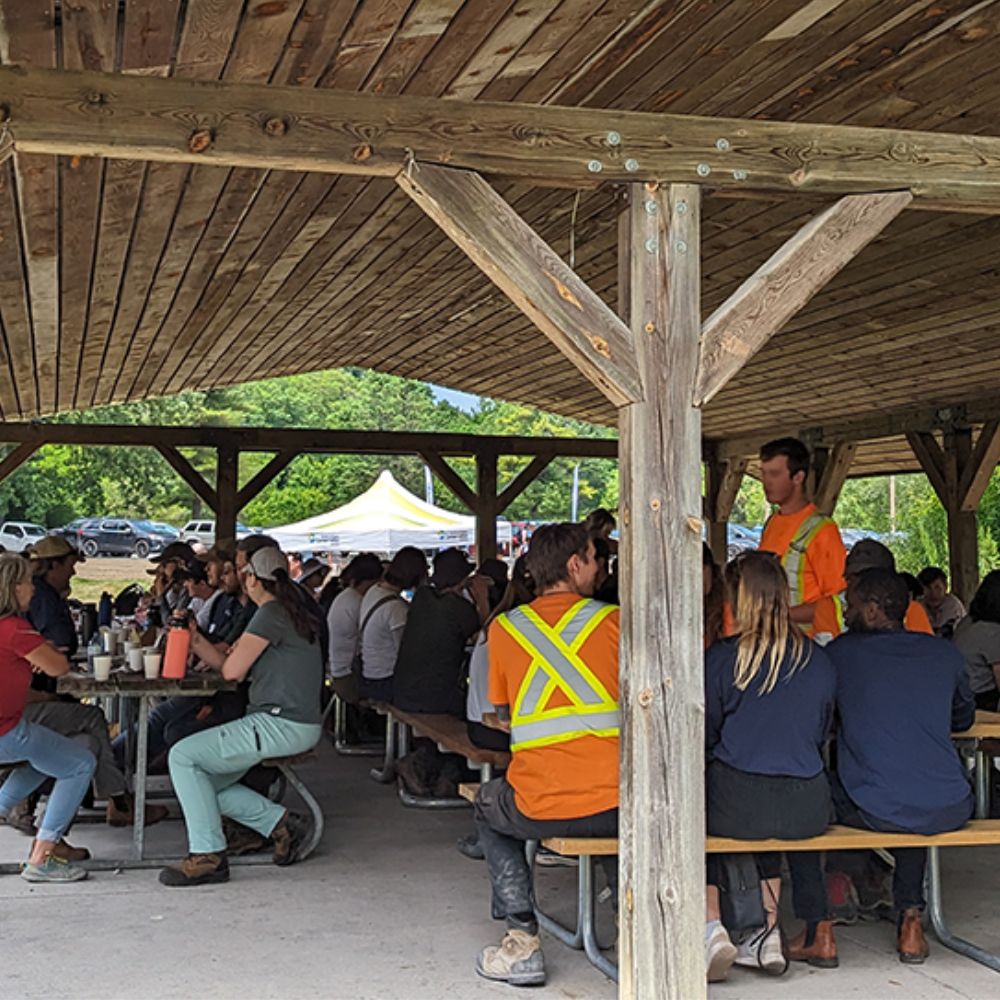 Women's Hooded Sherpa-Lined Hi-Vis Flannel ToughWorkz