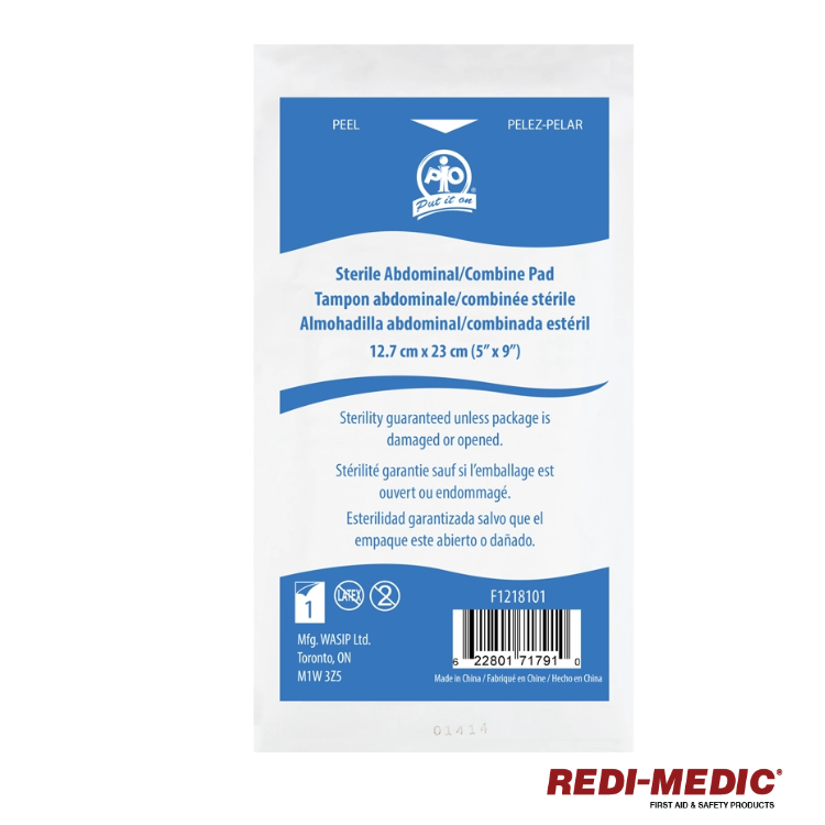 Sterile Abdominal Pads, 2 Sizes (20 / pk)