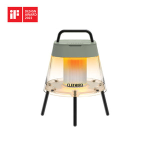 Claymore Athena Indoor / Outdoor Rechargeable Lantern, Moss Green - ToughWorkz
