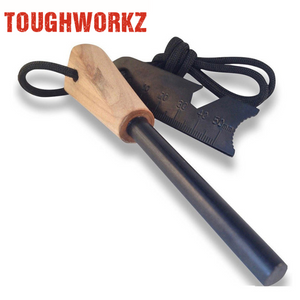 ToughWorkz Eco-Friendly Emergency Fire-Starter Multi-Fuction Tool