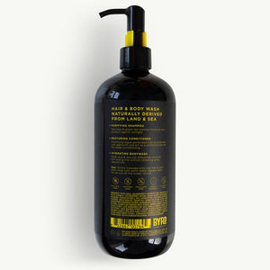 Ingredients | Byrd One-N-Done Hair & Body Wash, 15oz - ToughWorkz