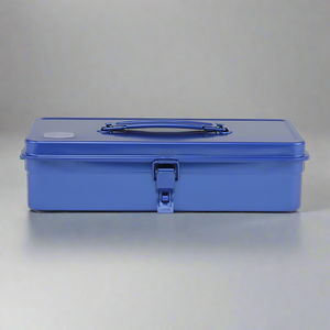 Front | Toyo T-320 Small Toolbox, Blue - ToughWorkz