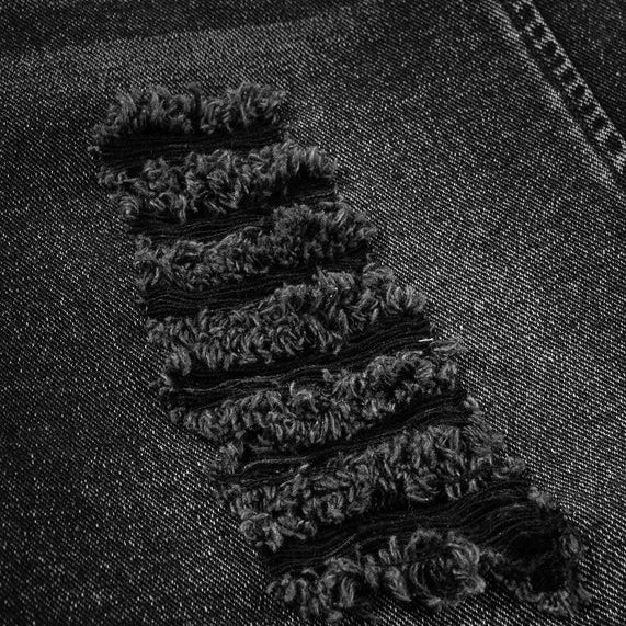 CU Distressed Look - ToughWorkz Women's Bib Pocket Wide Leg Denim Overalls, 4 Sizes