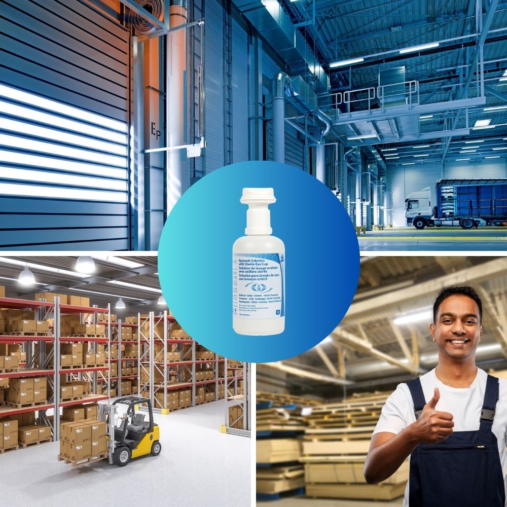 Eyewash Stations 500ml or 1 L- ToughWorkz