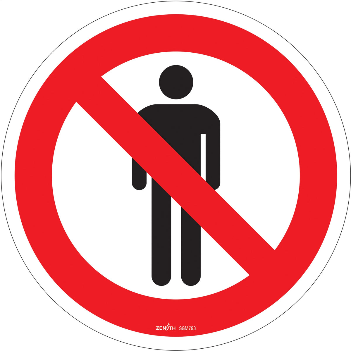 Do Not Enter 12 x 12-in CSA Standard Safety Sign, Vinyl or Plastic - ToughWorkz