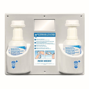 Redi-Medic Dual 500ml Eyewash Station - ToughWorkz