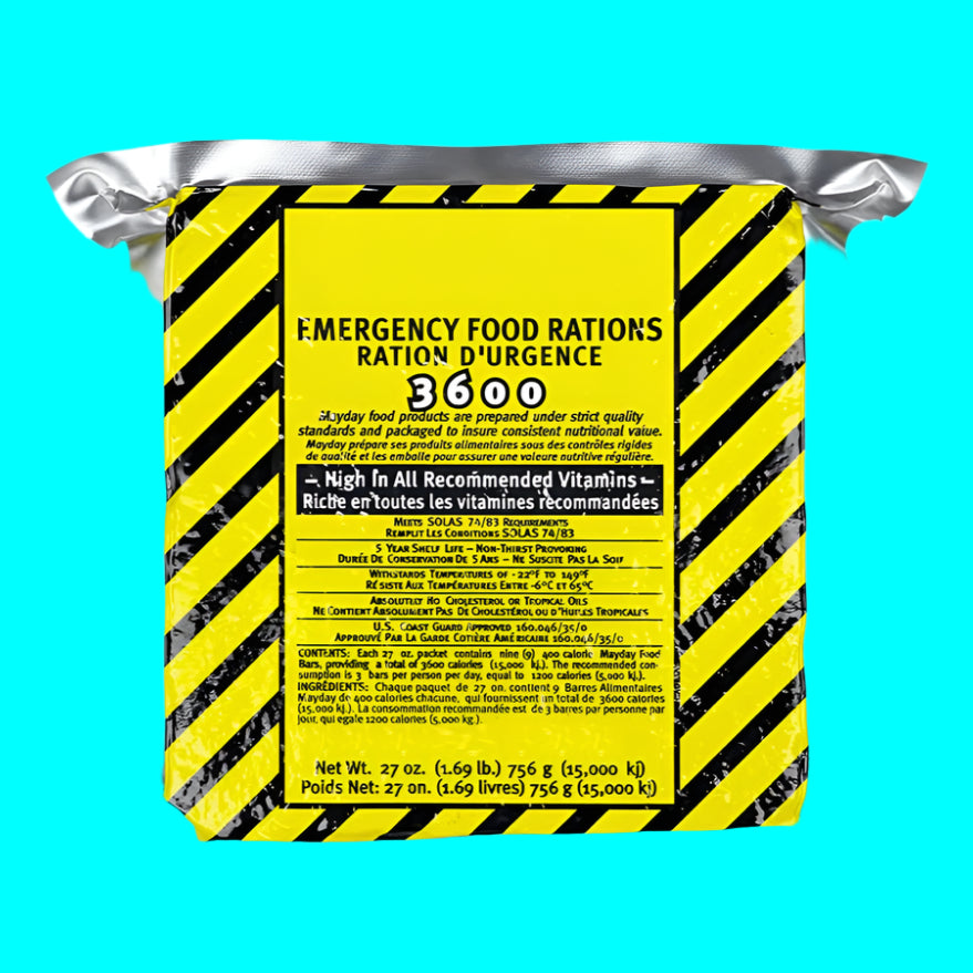 Emergency Food Ration, 3600 Calories