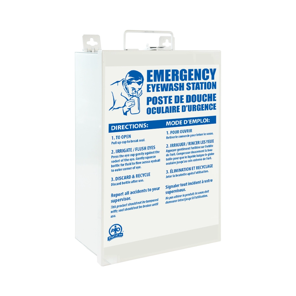 Wall Mount Metal Eyewash Station - ToughWorkz