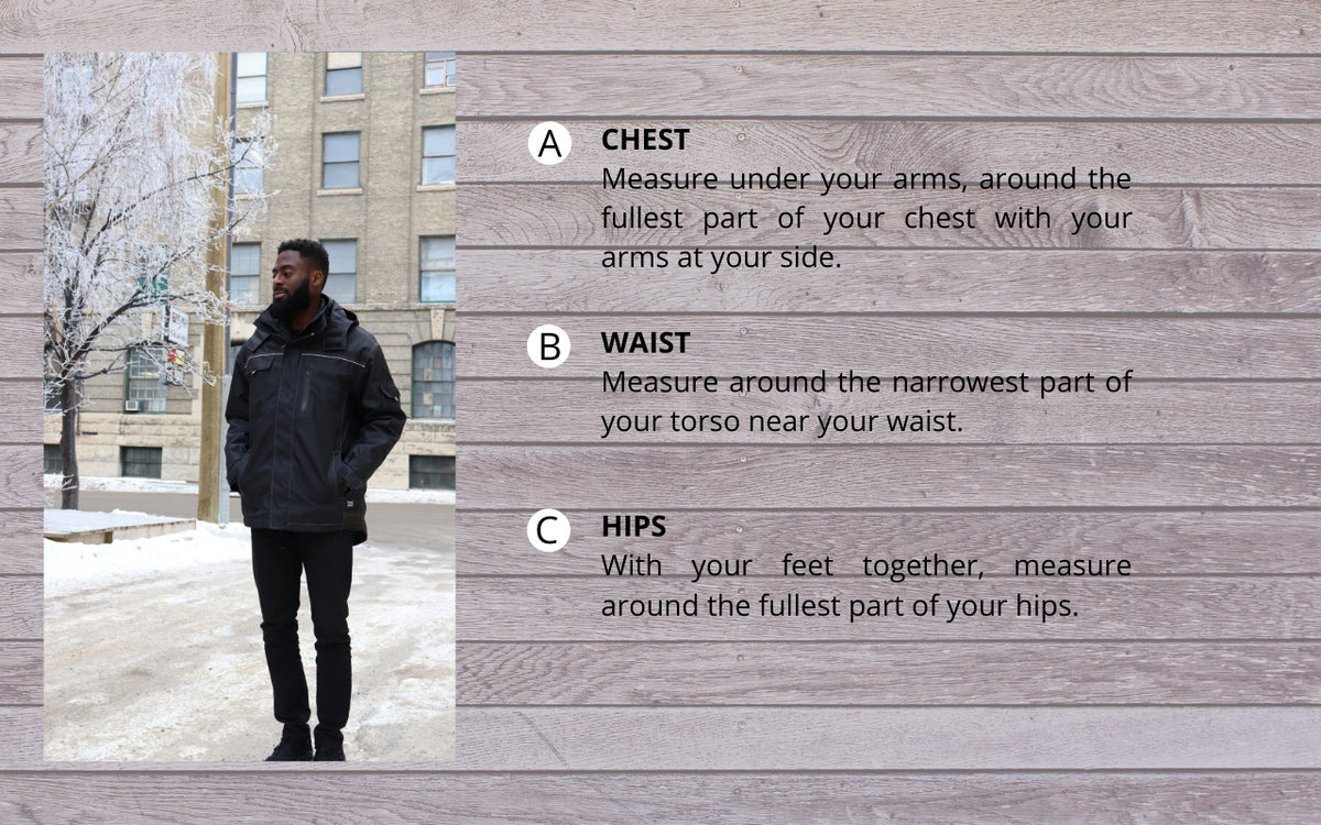 Mens How to Measure - ToughWorkz