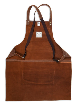 Back | Iron and Resin Great Plains Leather Shop Apron - ToughWorkz