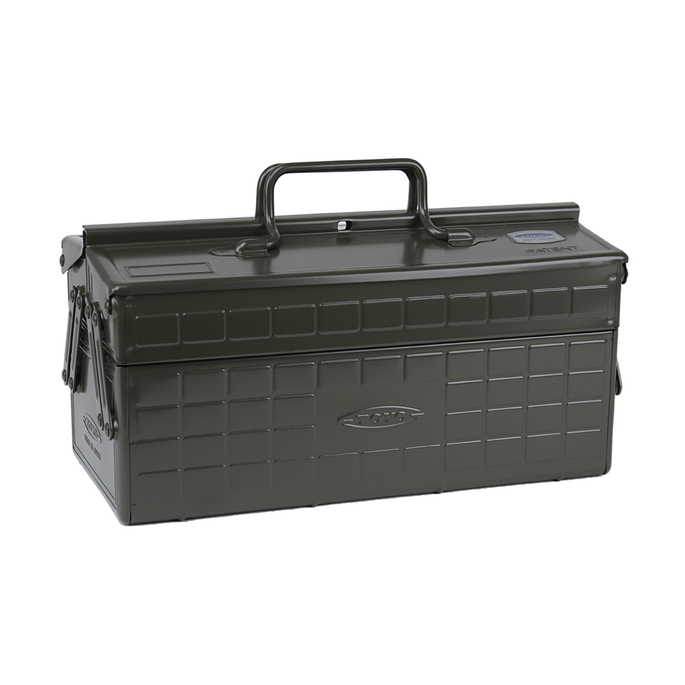 Toyo Steel Portable Shop Toolbox, Green - ToughWorkz