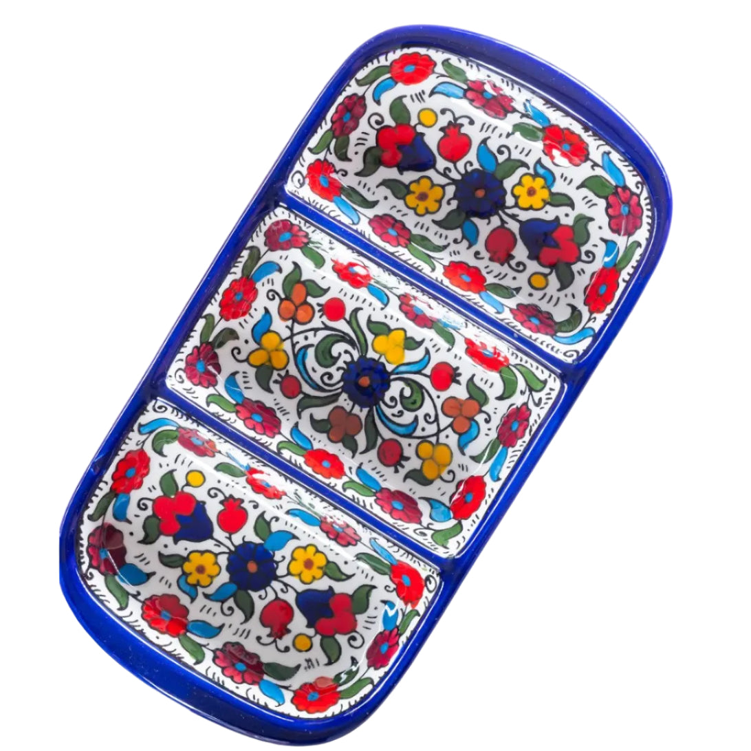 Navy Tripple Dip Platter - ToughWorkz