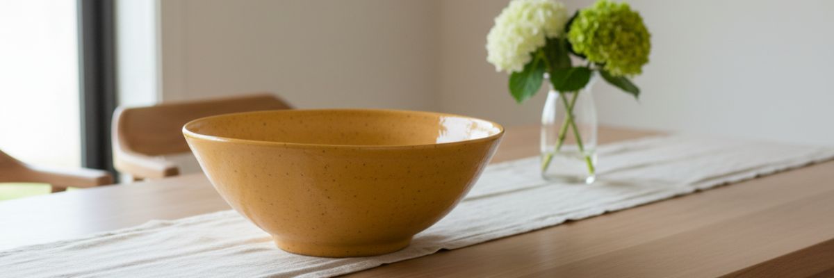 Large 6lb Salad Bowl Yellow | ToughWorkz