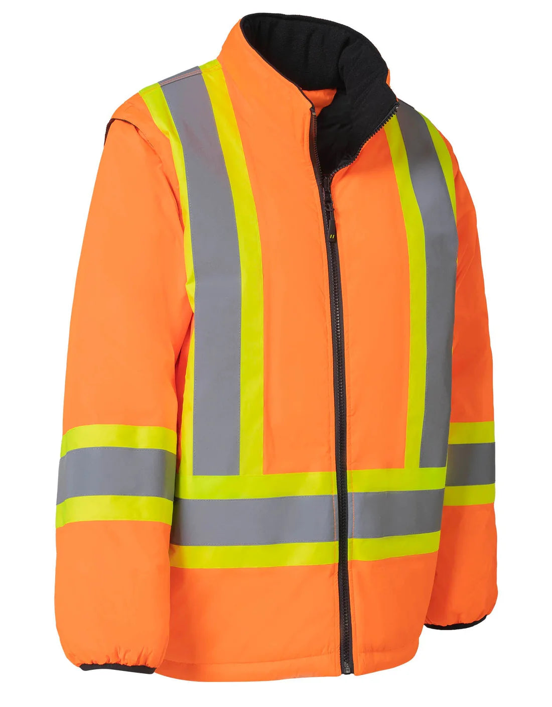 Inner Lininig | Women's Hi-Vis 4-in-1 Safety Parka - ToughWorkz