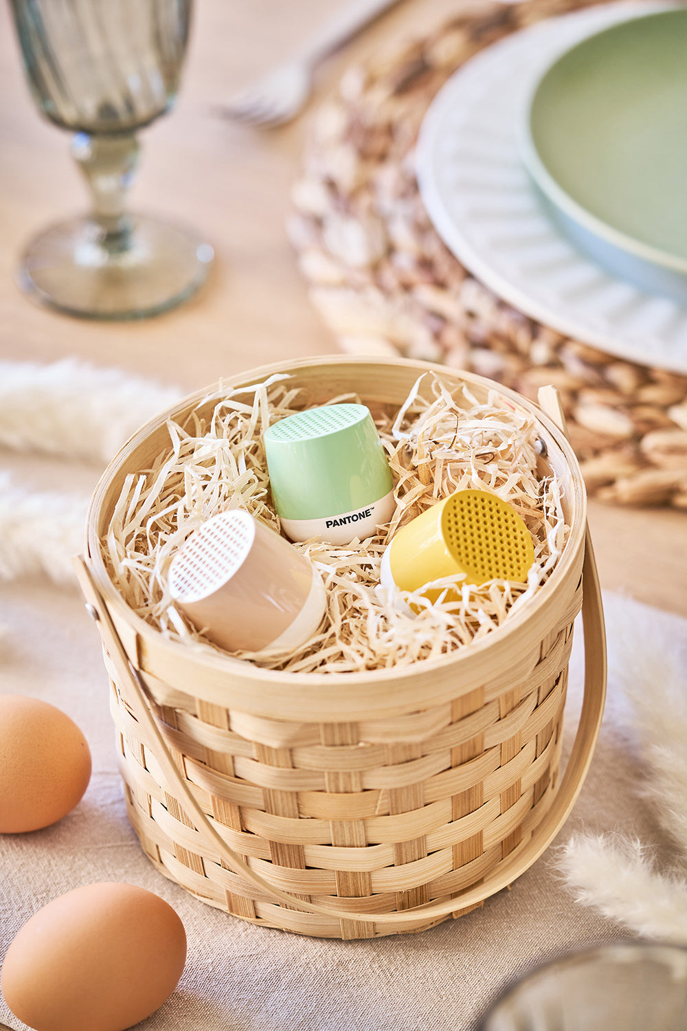 Lexon Mino+ Pantone Mimosa Bluetooth Speaker - ToughWorkz