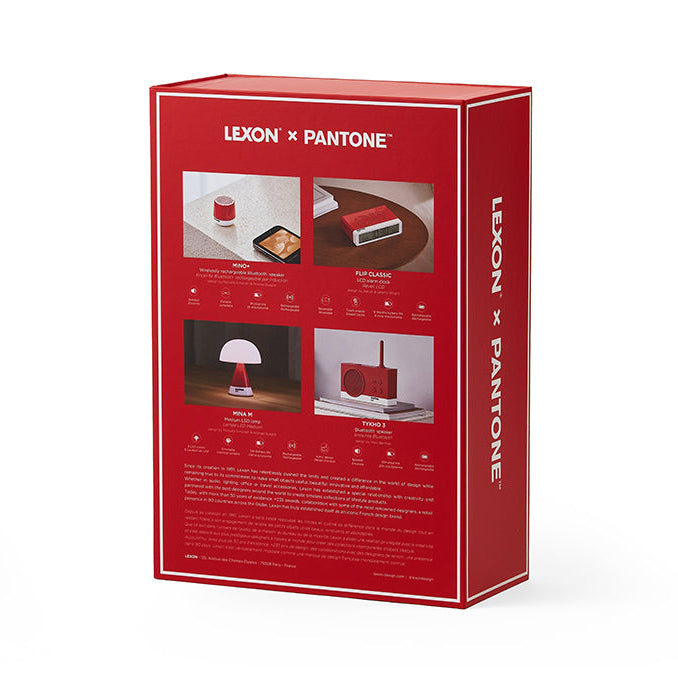 Back | Lexon X Limited Edition Gift Set Pantone Red- ToughWork