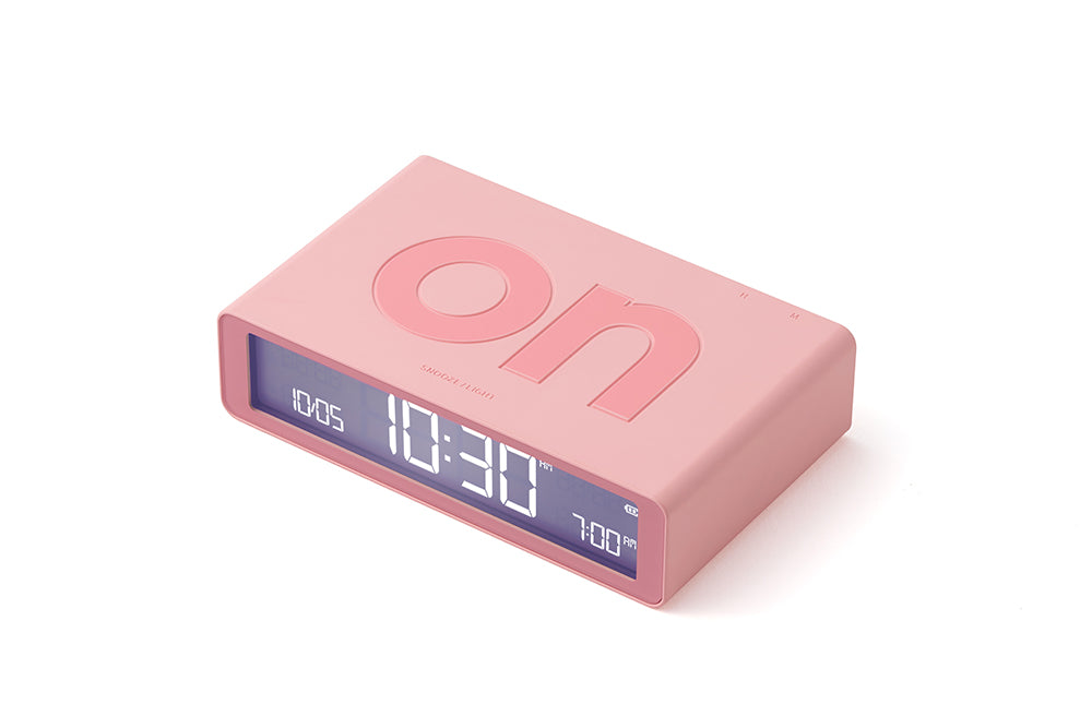 Lexon Flip Classic Reversable LCD Alarm Clock, 6 Colors